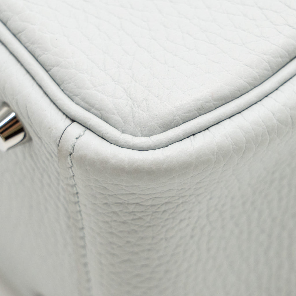 HERMES MINI LINDY CLEMENCE BLUE PALE SHW
