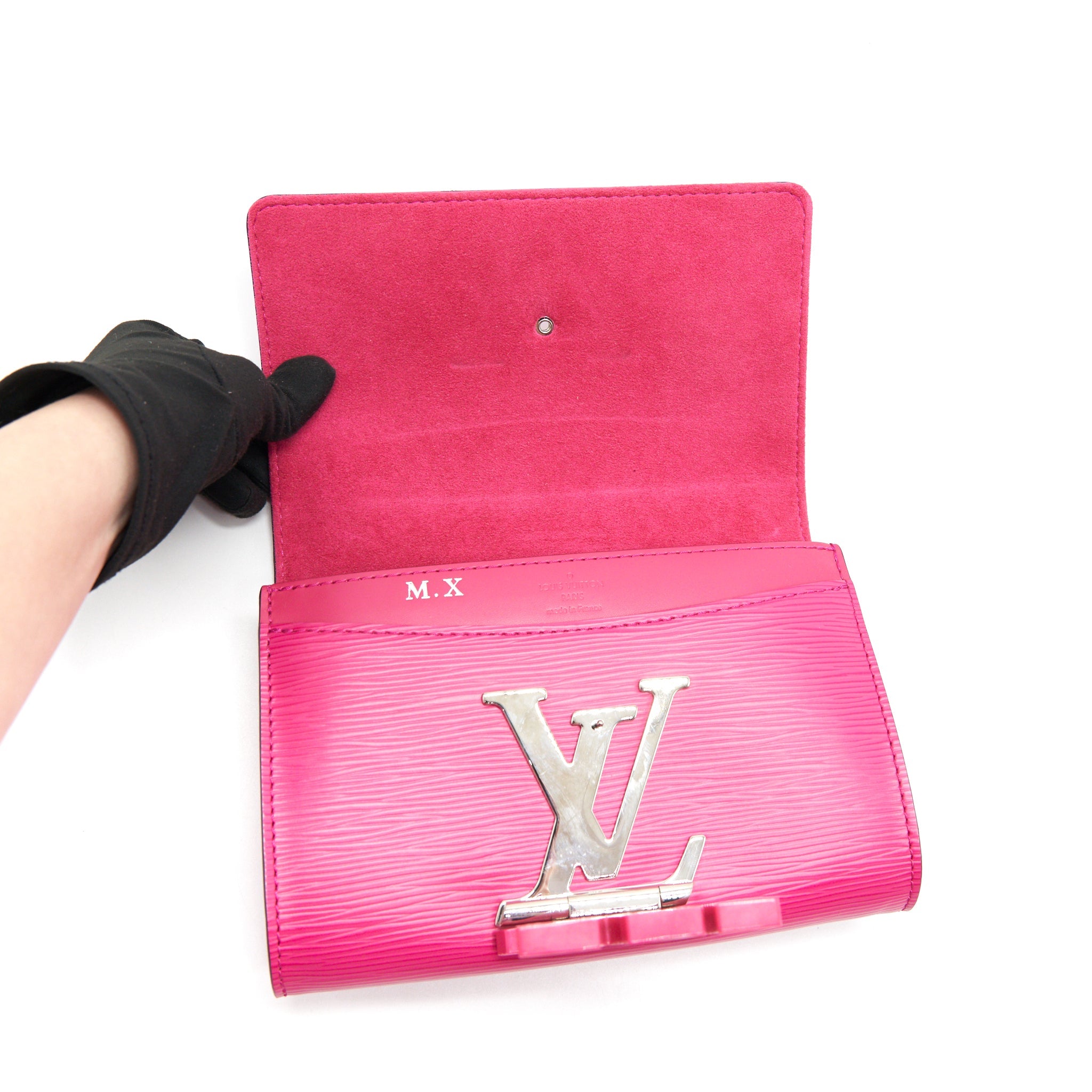LOUIS VUITTON EPI LEATHER LOUISE BAG PINK