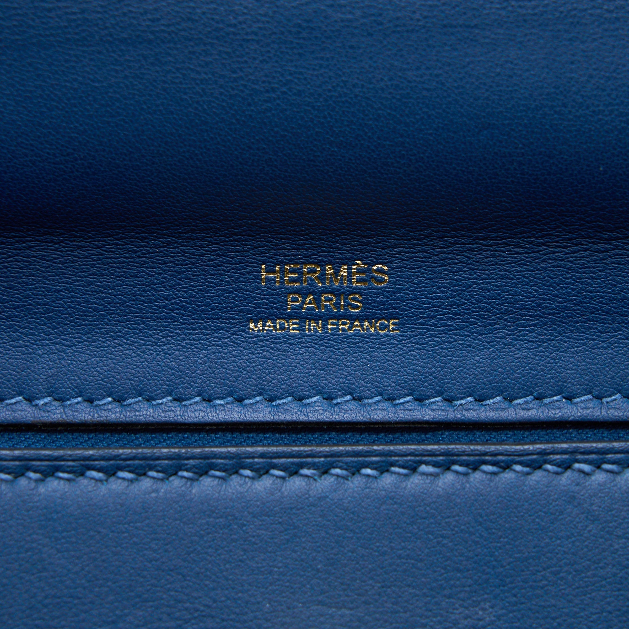 HERMES 24/24 2424-29 BAG TOGO/SWIFT S4 DEEP BLUE GHW