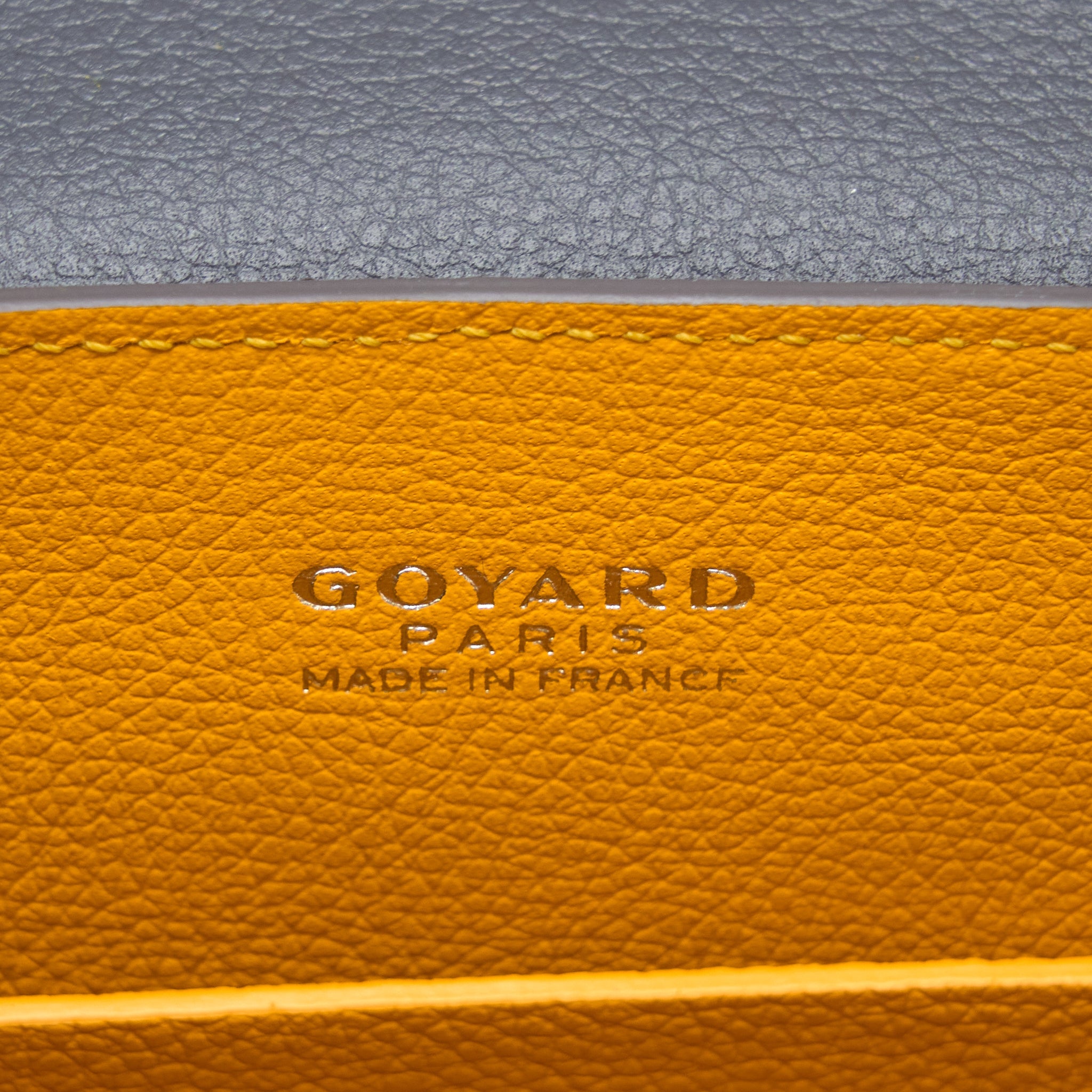 GOYARD MINI SAIGON GOYARDINE CANVAS GREY SHW