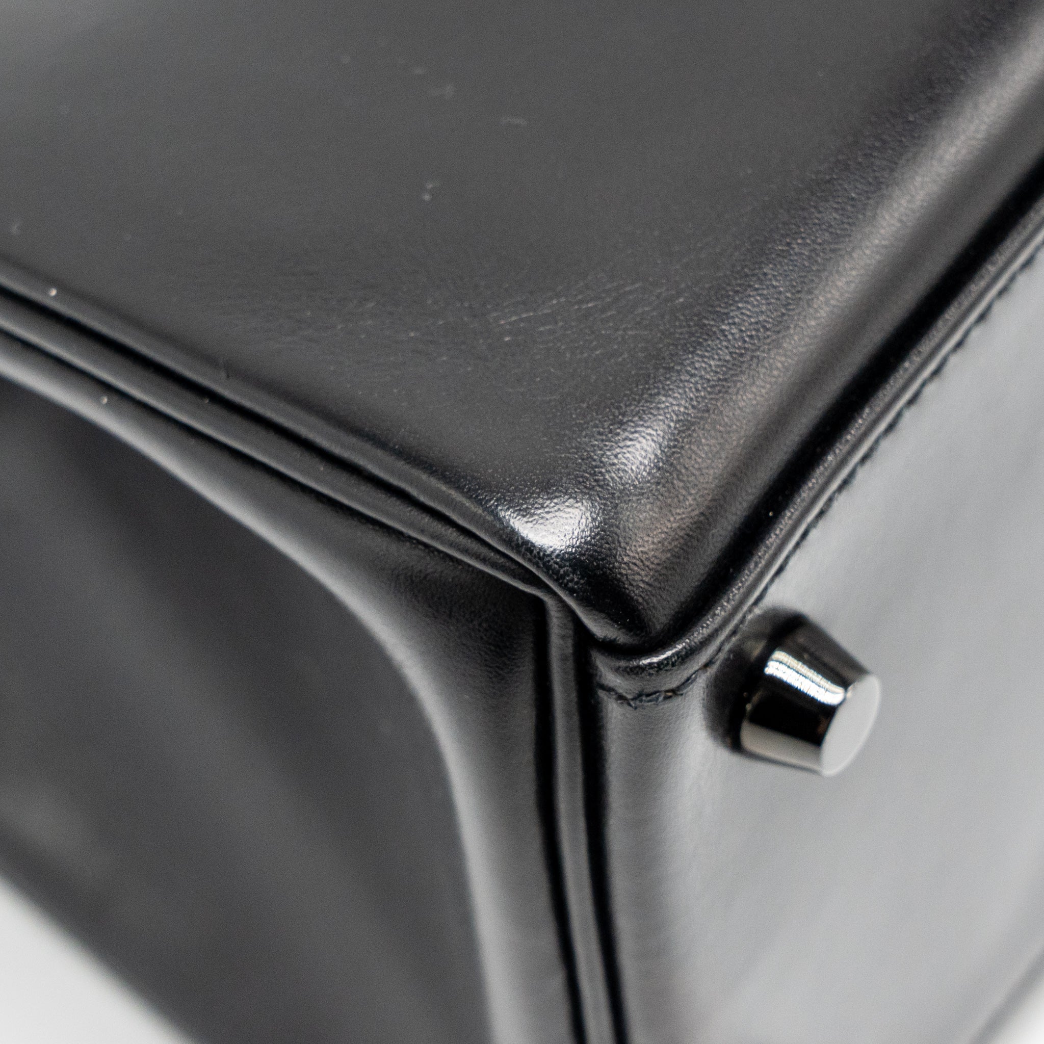 HERMES KELLY 32 BOX SO BLACK
