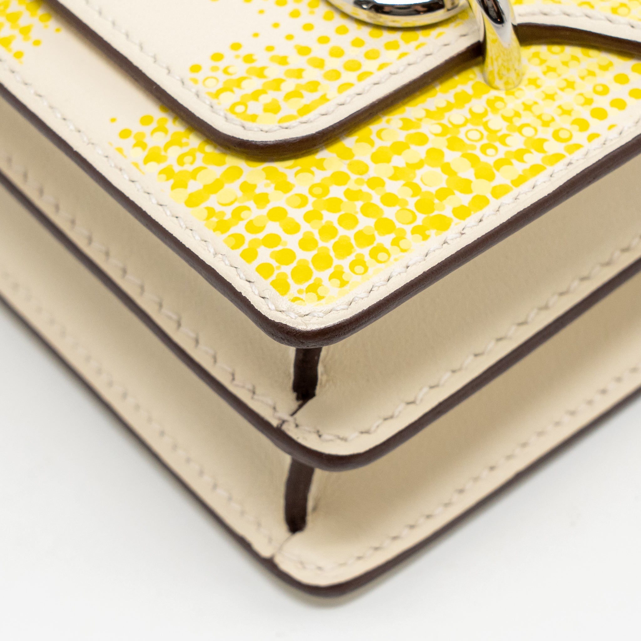 HERMES MINI ROULIS LIMITED EDITION CIRCUIT 24 FAUBOURG SWIFT NATA/LIME/JAUNE BOURGEON/JAUNE POUSSIN SHW