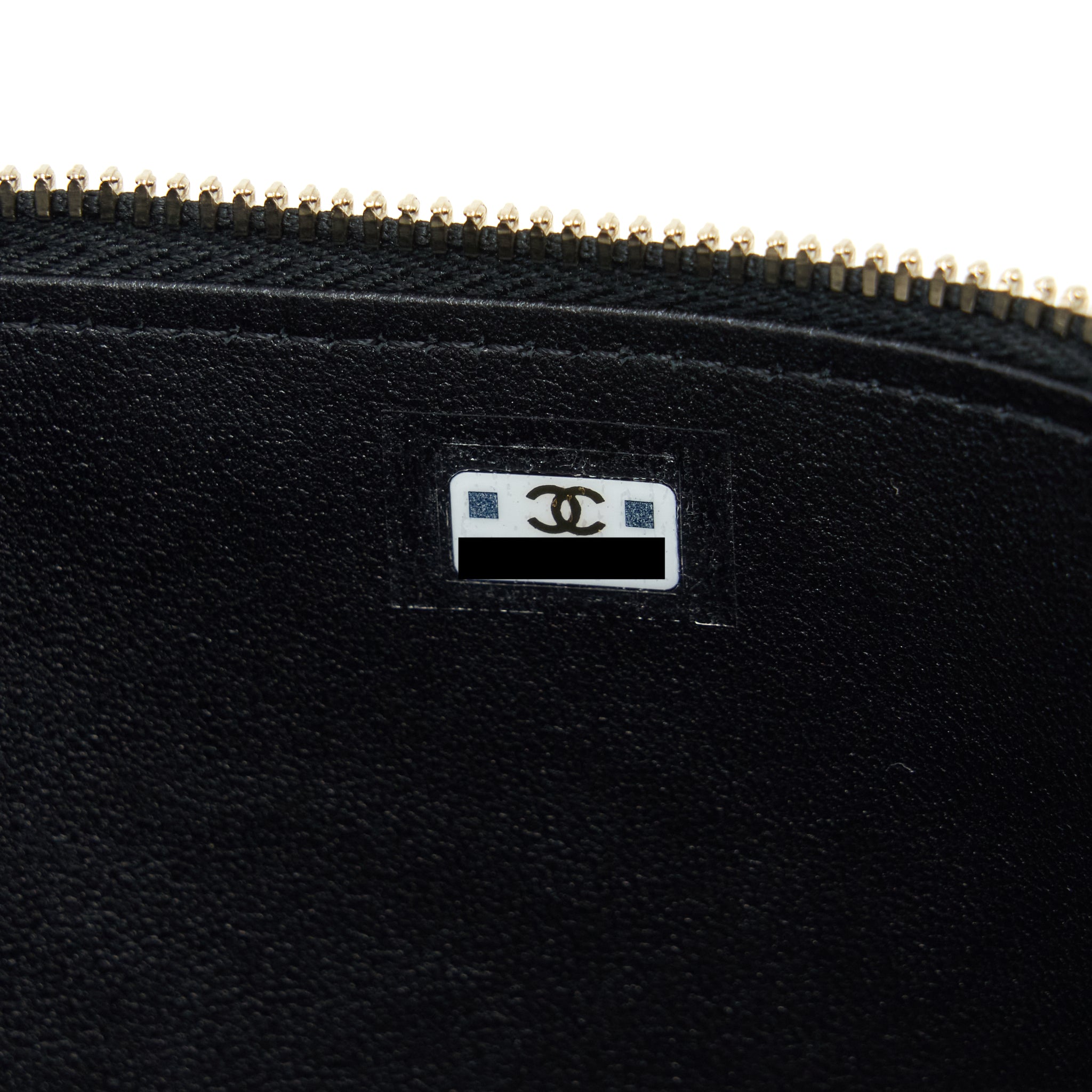 CHANEL 22A TOP HANDLE LONG VANITY WITH CHAIN LAMBSKIN BLACK LGHW