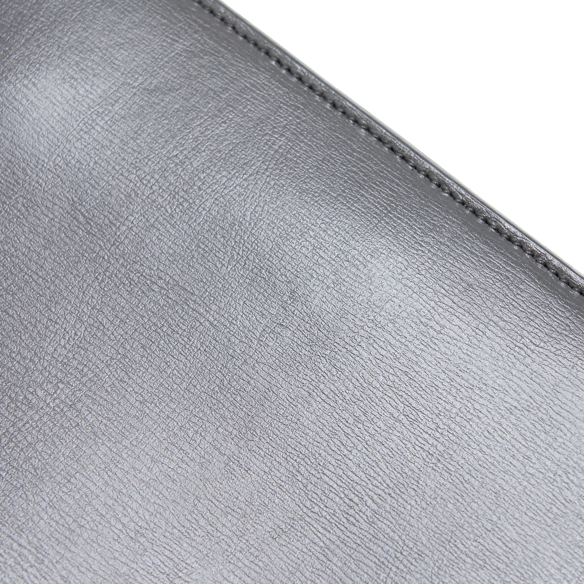 SAINT LAURENT SUNSET CHAIN BAG CALFSKIN DARK GREY SHW