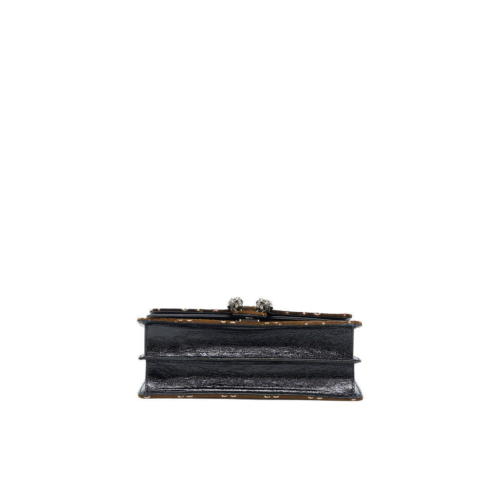 GUCCI SMALL DIONYSUS GG SUPREME VELVET BROWN SHW