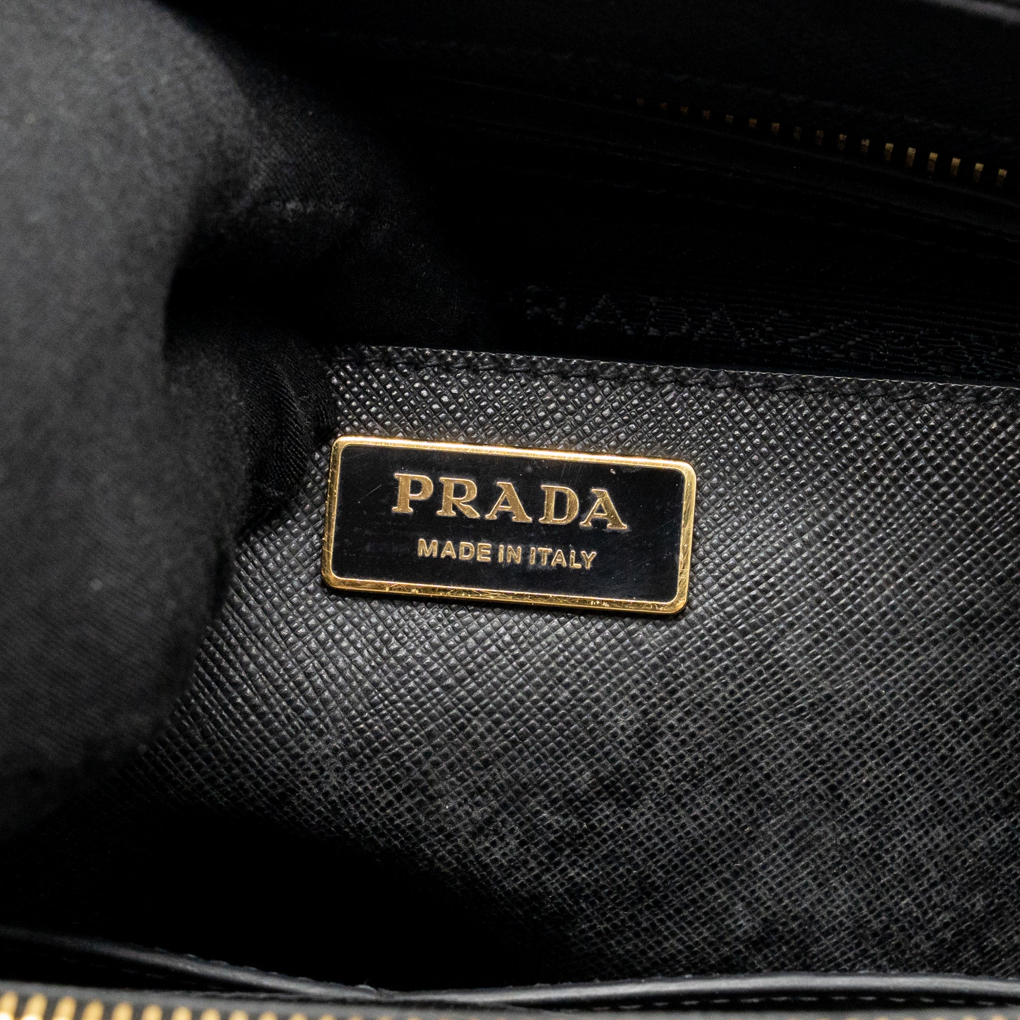PRADA LARGE SAFFIANO TOTE BAG GALLERIA SAFFIANO LEATHER BLACK GHW