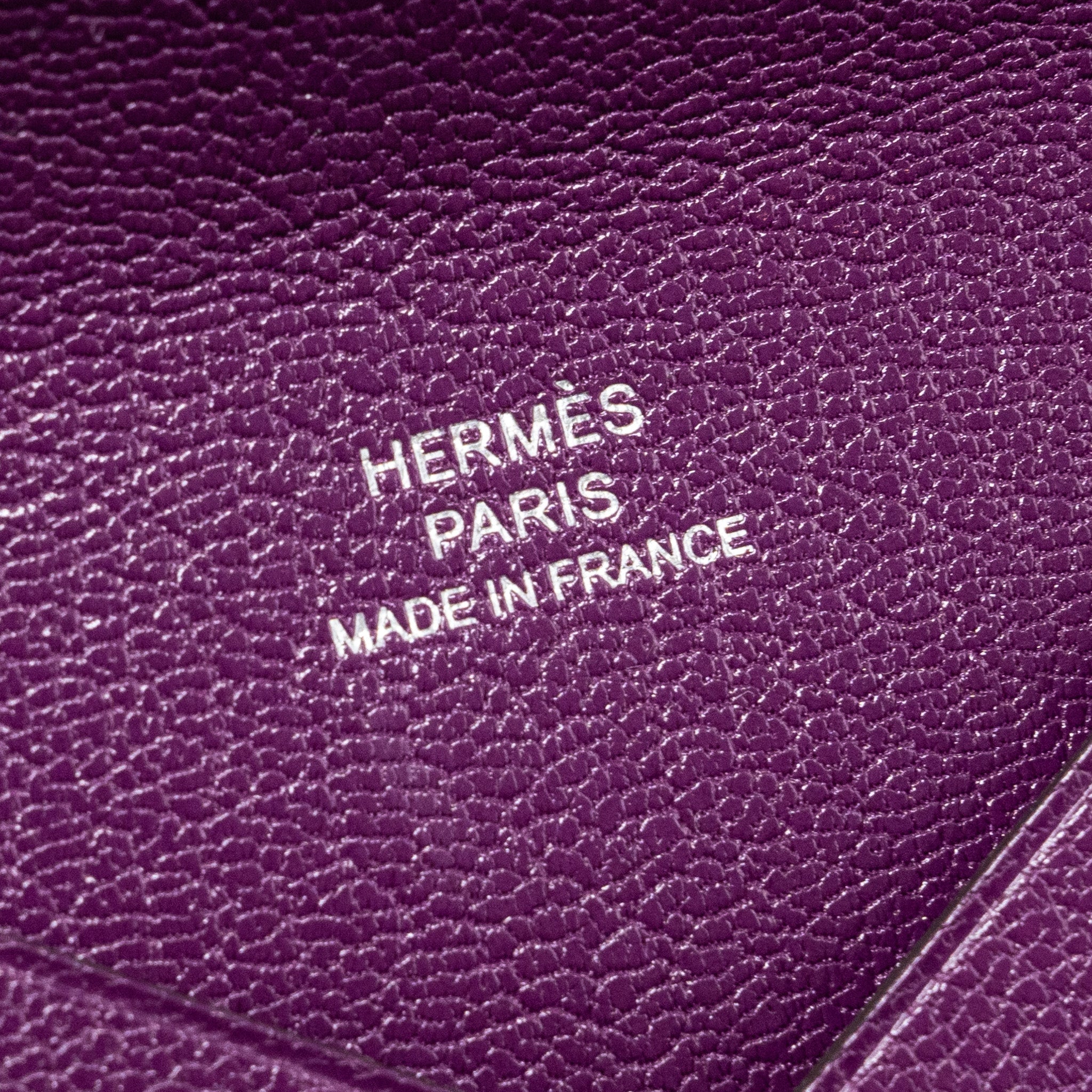 HERMES CALVI CARD HOLDER CHEVRE CHAMKILA ANEMONE SHW