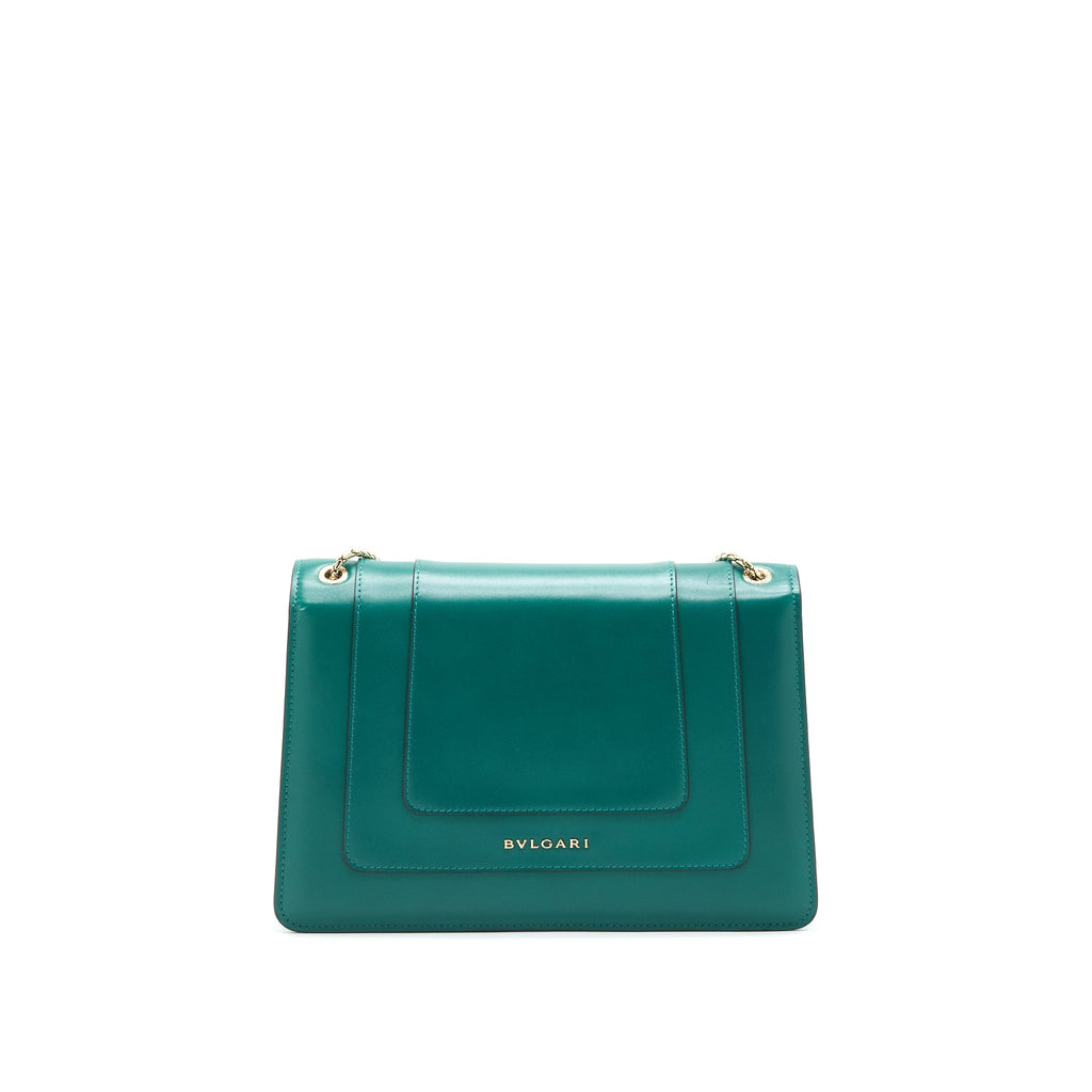 BVLGARI SERPENTI SHOULDER BAG GREEN