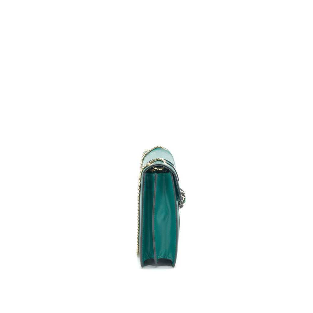 BVLGARI SERPENTI SHOULDER BAG GREEN