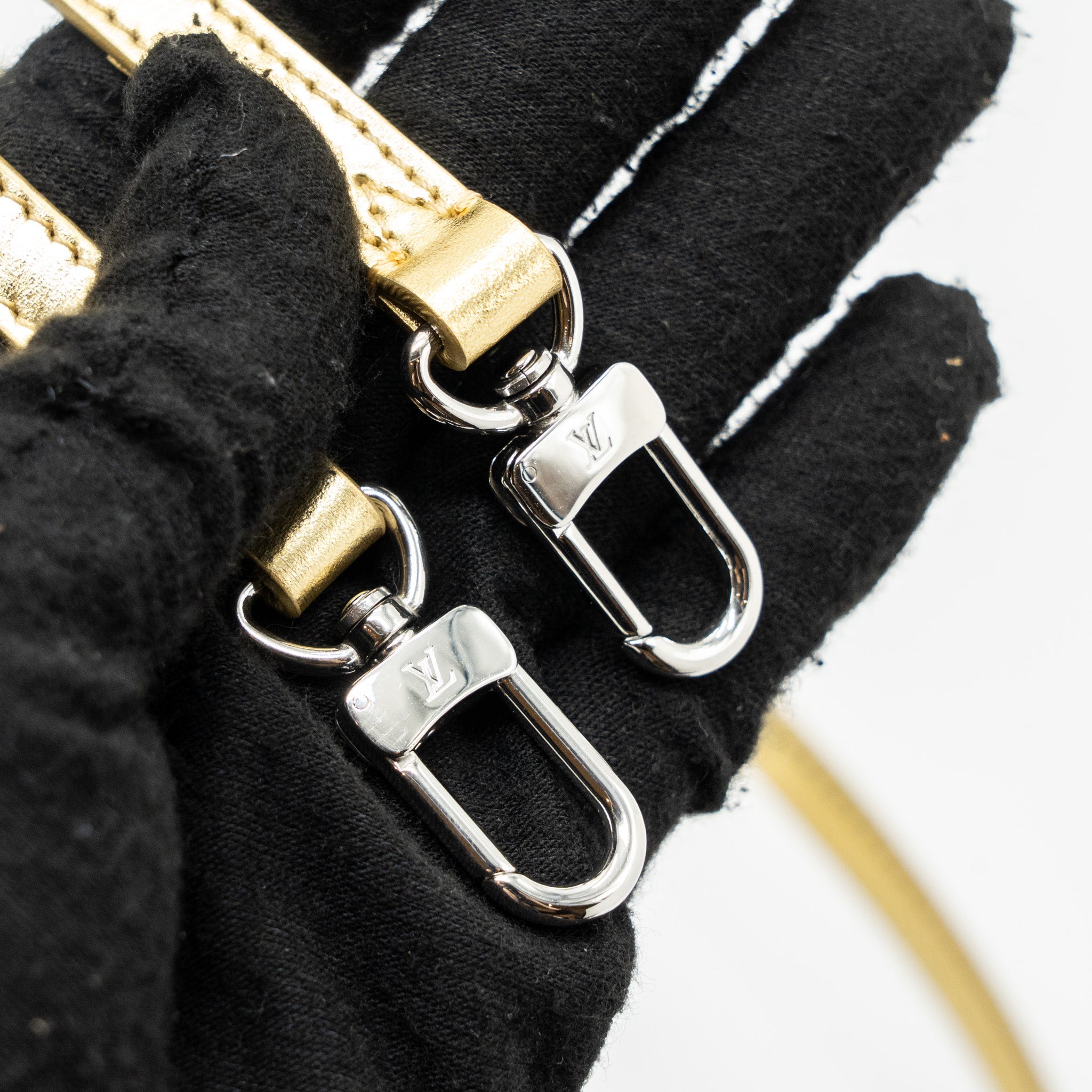 LOUIS VUITTON PETIT MALLE EPI GOLD / SILVER SHW