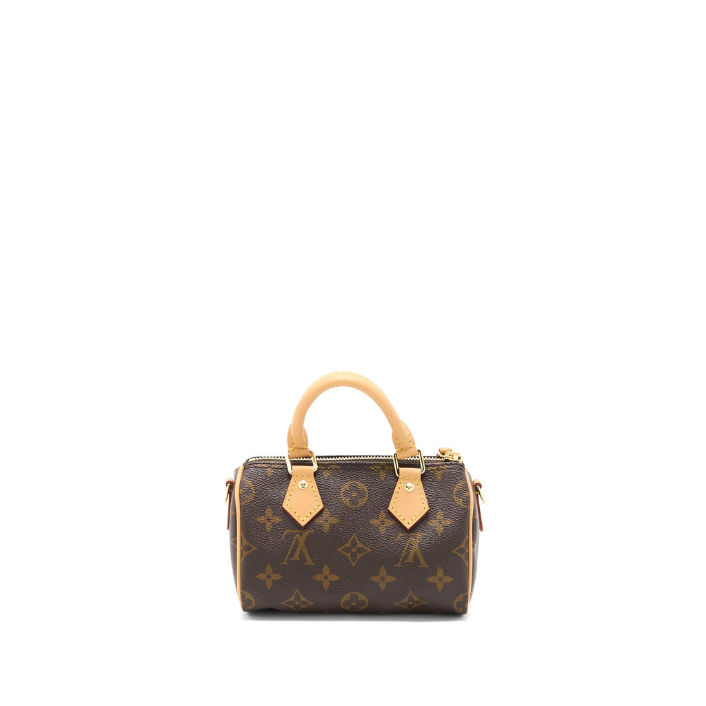 LOUIS VUITTON NANO SPEEDY MONOGRAM CANVAS GHW