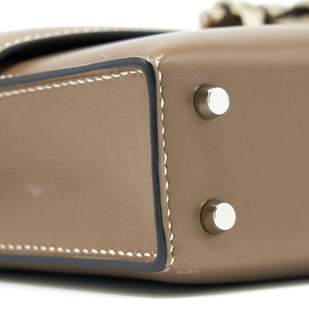 HERMES MINI VERROU BAG TADELAKT ETOUPE SHW