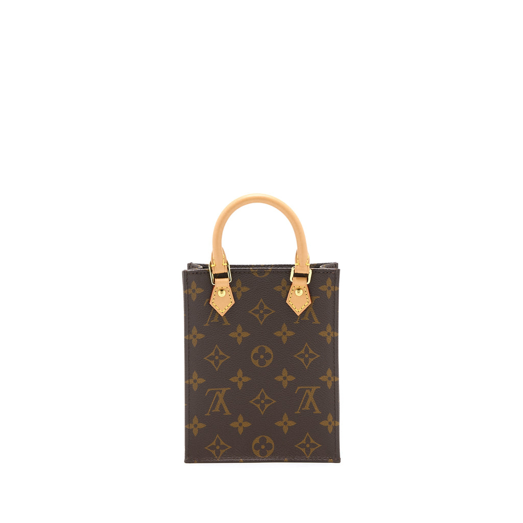 LOUIS VUITTON PETIT SAC PLAT MONOGRAM CANVAS GHW