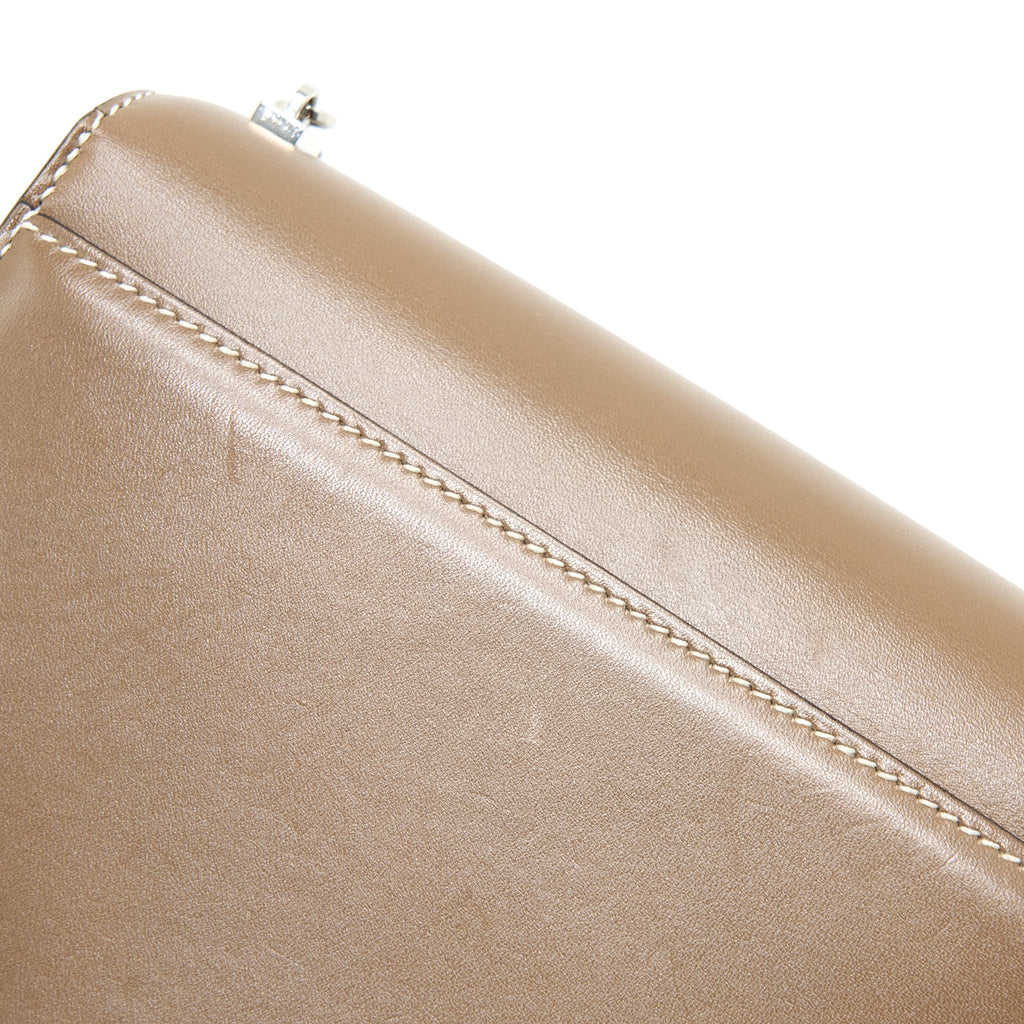 HERMES MINI VERROU BAG TADELAKT ETOUPE SHW