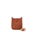 HERMES MINI EVELYNE CLEMENCE CULVRE WITH MULTICOLOUR STRAP GHW