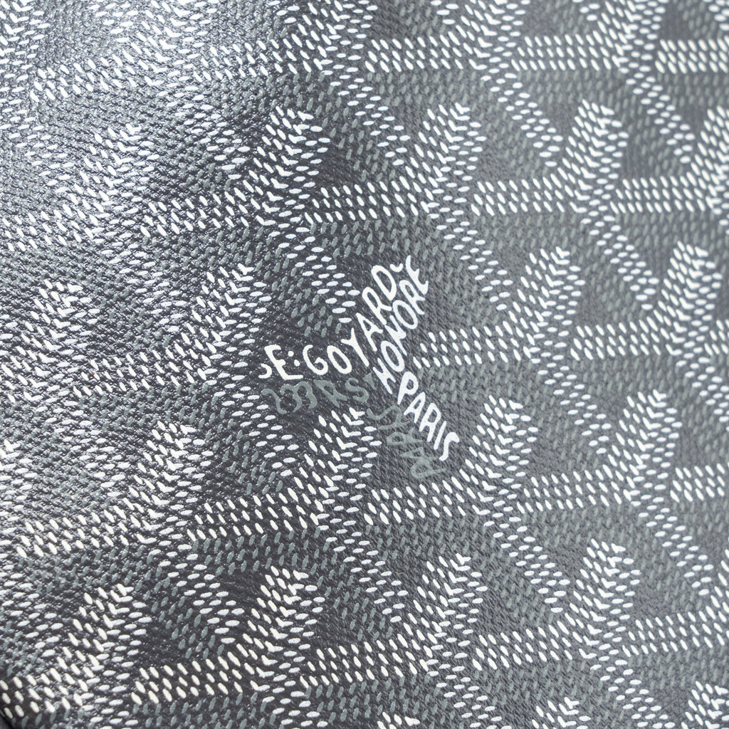 GOYARD SENAT MM POUCH GOYARDLINE CANVAS GREY SHW