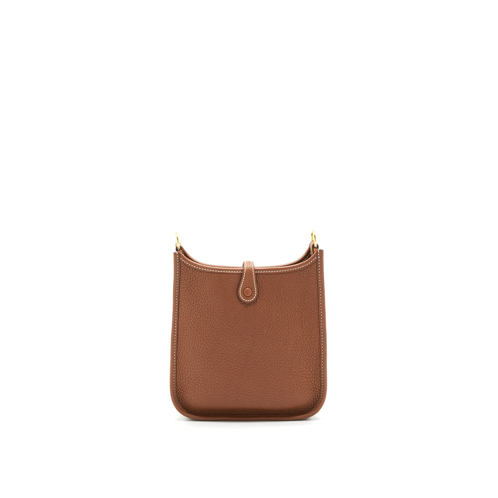 HERMES MINI EVELYNE GOLD WITH GHW
