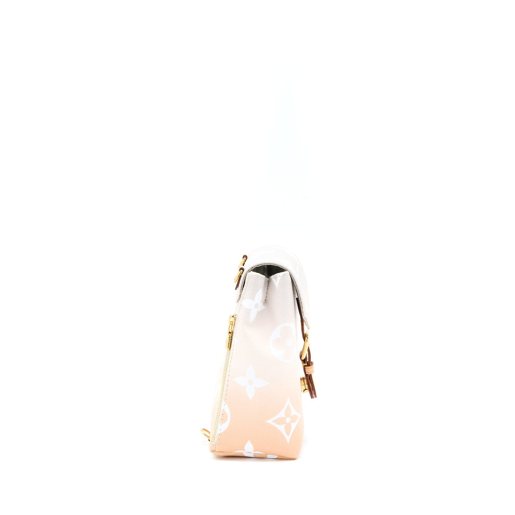 LOUIS VUITTON POOL BRUME MINI BACKPACK MONOGRAM COATED CANVAS GHW