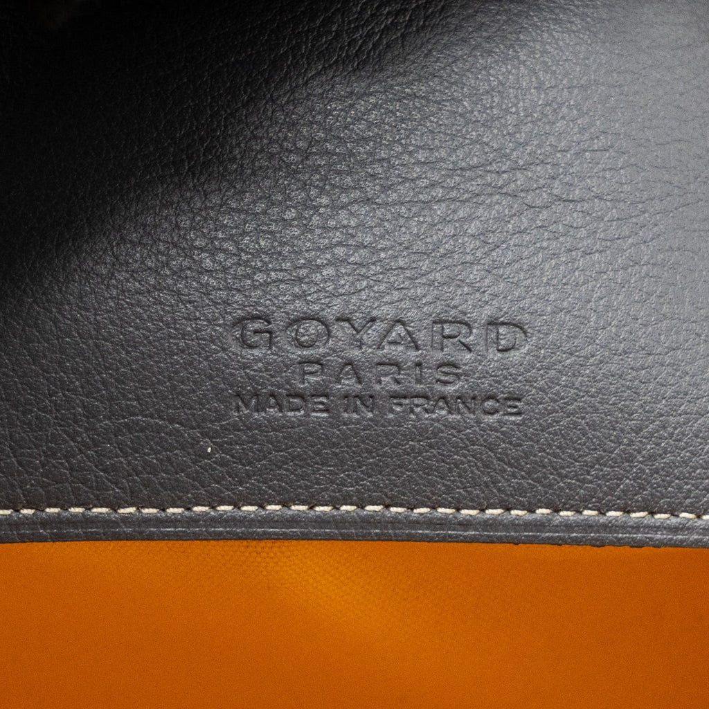 GOYARD SENAT MM POUCH GOYARDLINE CANVAS GREY SHW