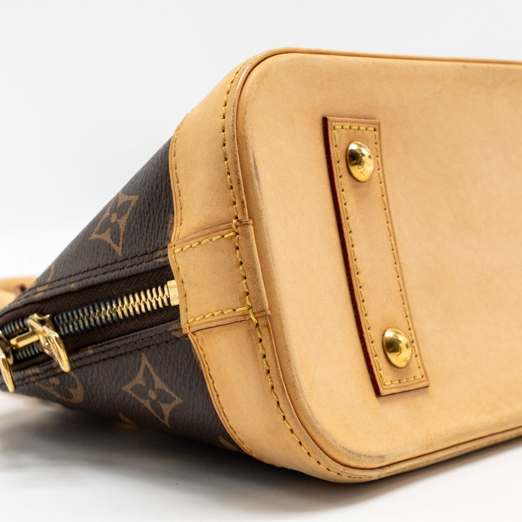 LOUIS VUITTON ALMA BB MONOGRAM CANVAS GHW