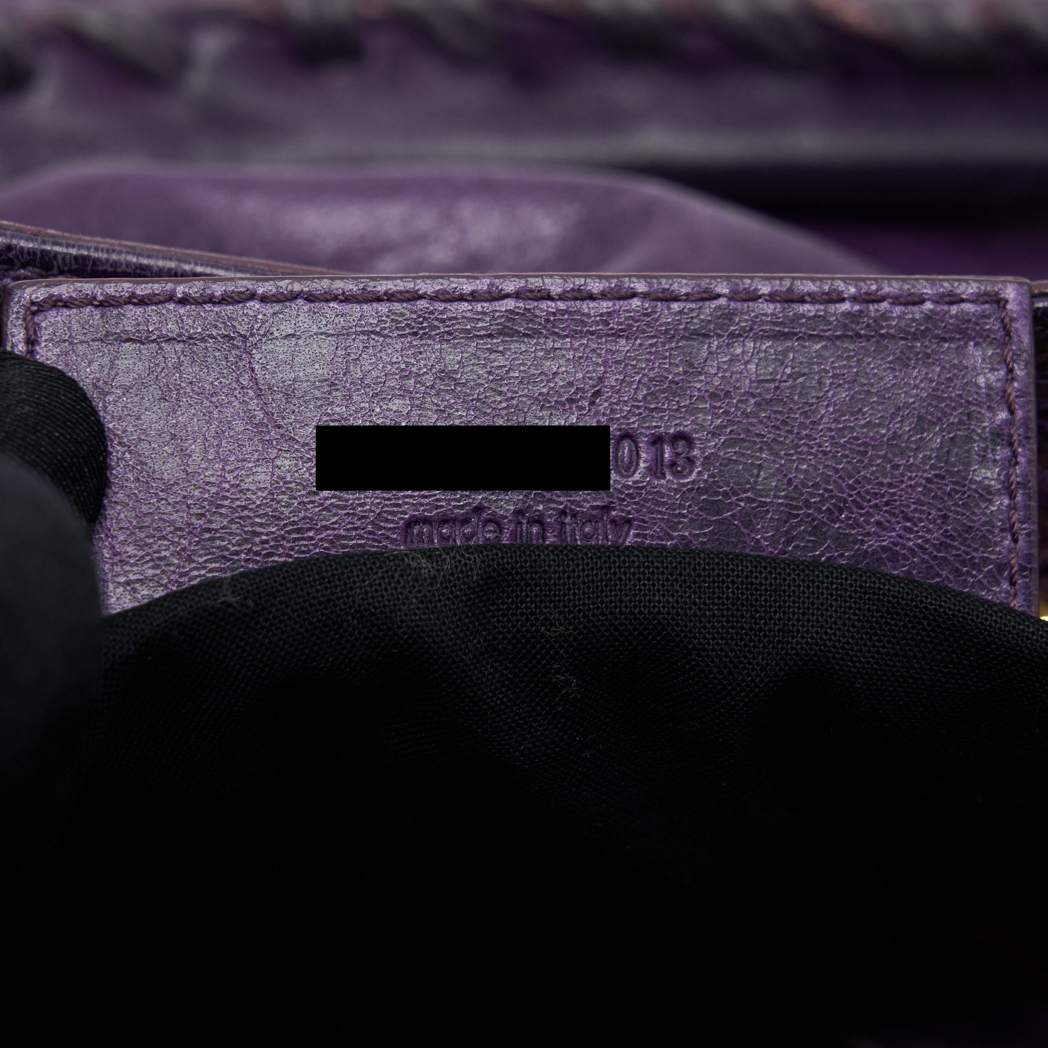 BALENCIAGA GIANT CITY BAG PURPLE GHW