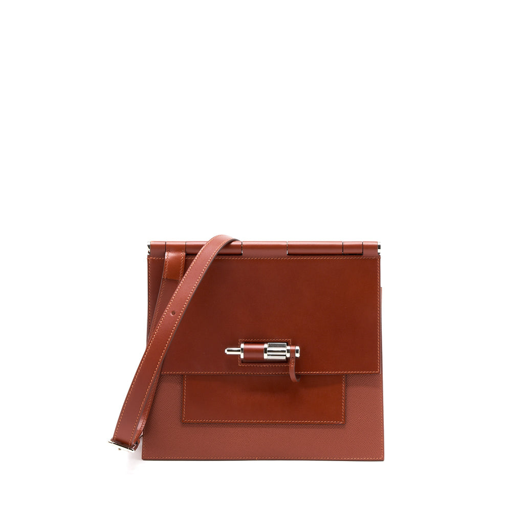 HERMES SACABAR 24 BAG EPSOM / SWIFT SIENNNE / CUIVRE SHW