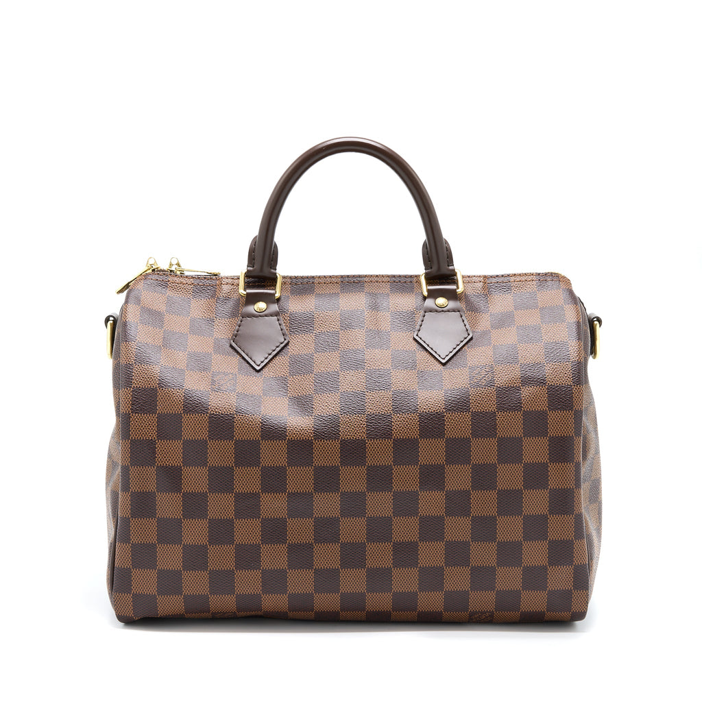 LOUIS VUITTON SPEEDY 30 DAMIER EBENE GHW