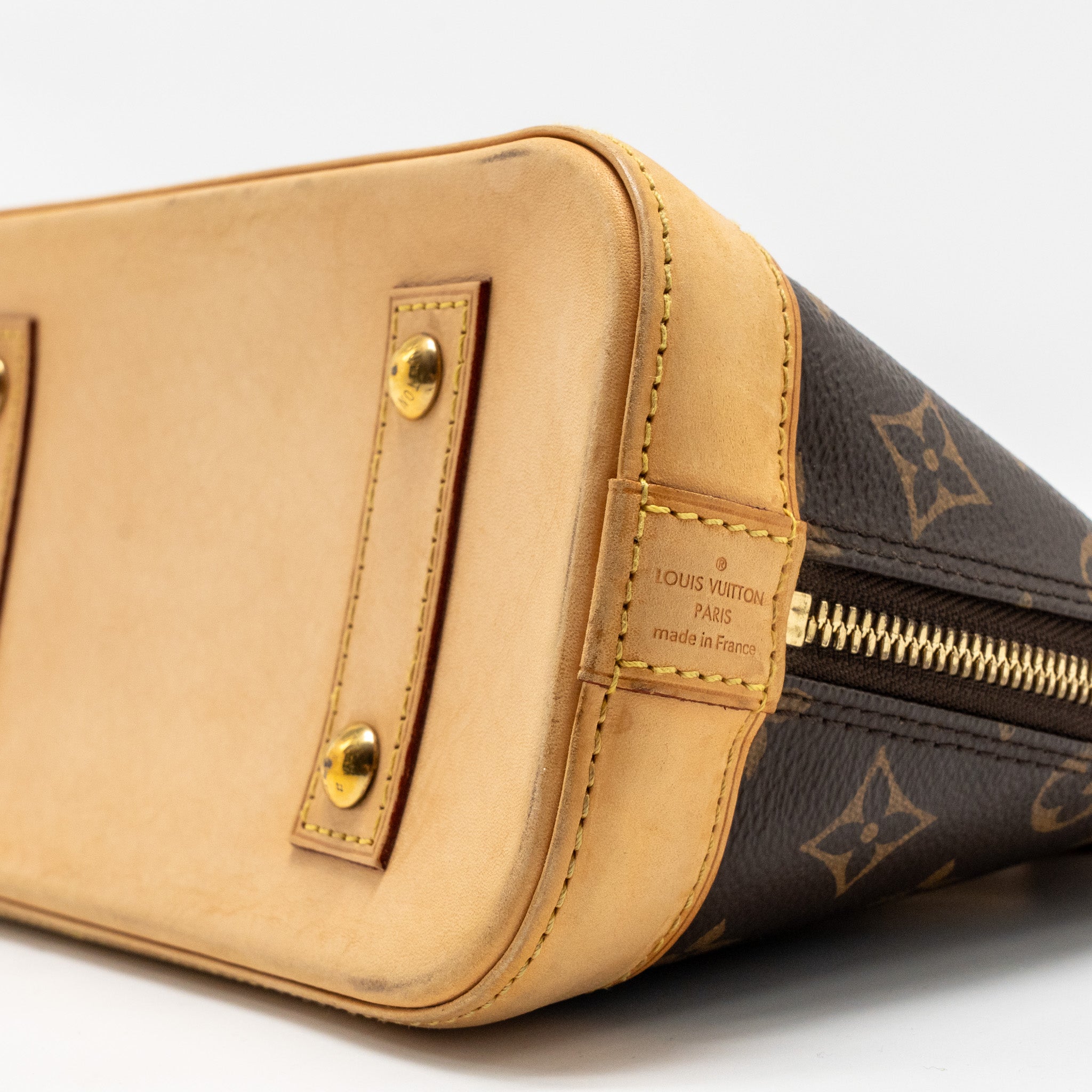 LOUIS VUITTON ALMA BB MONOGRAM CANVAS GHW