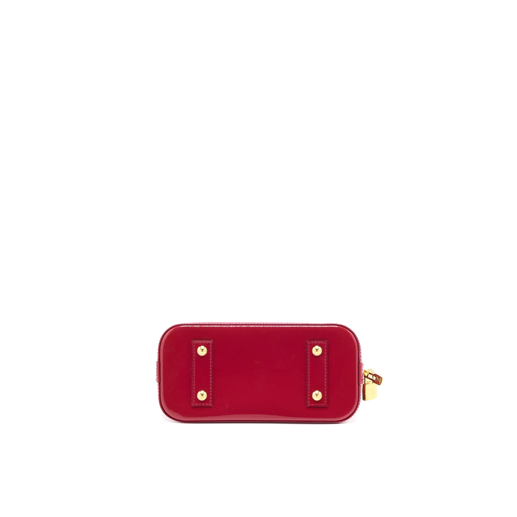 LOUIS VUITTON ALMA BB MONOGRAM VERNICE PINK GHW