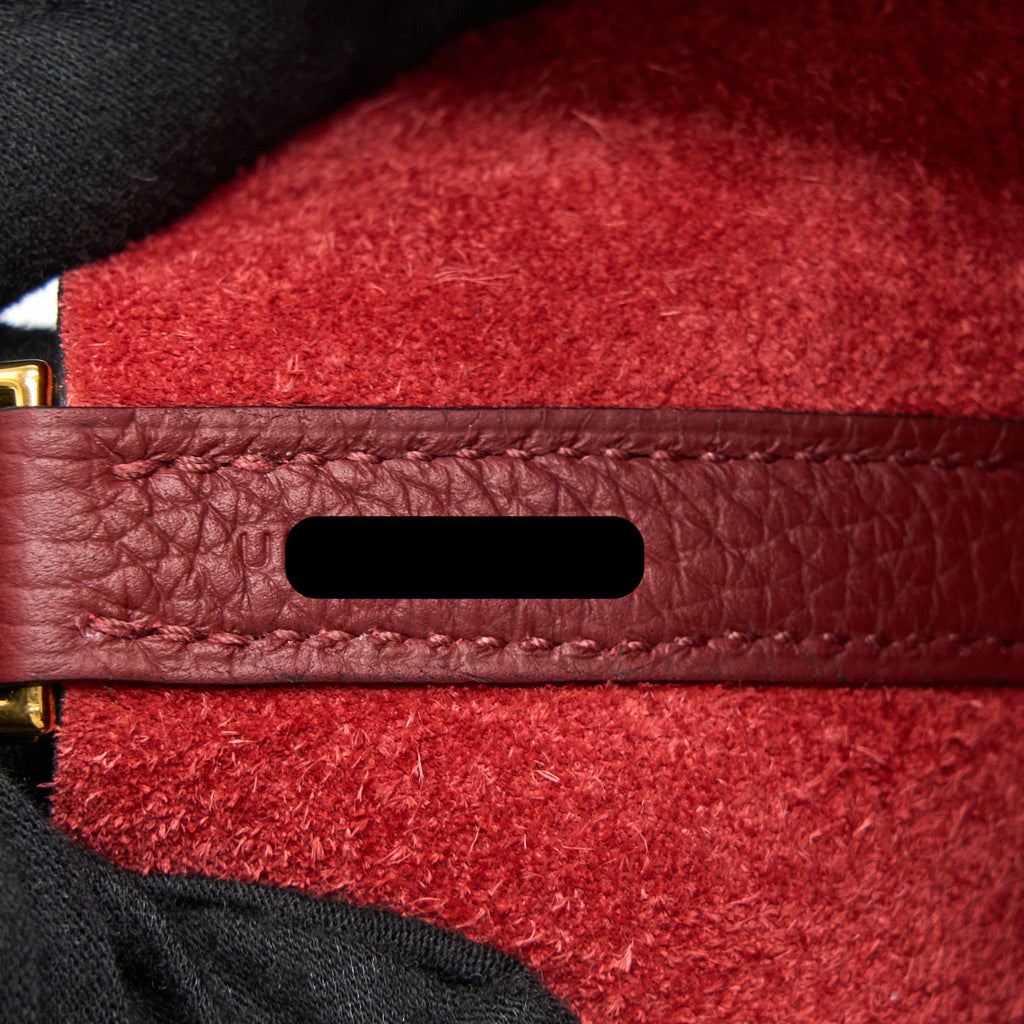 HERMES PICOTIN 18 LOCK BAG CLEMENCE ROUGE H GHW