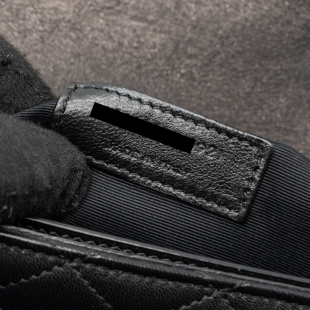 SAINT LAURENT GABY SATCHEL BAG LAMBSKIN BLACK GHW