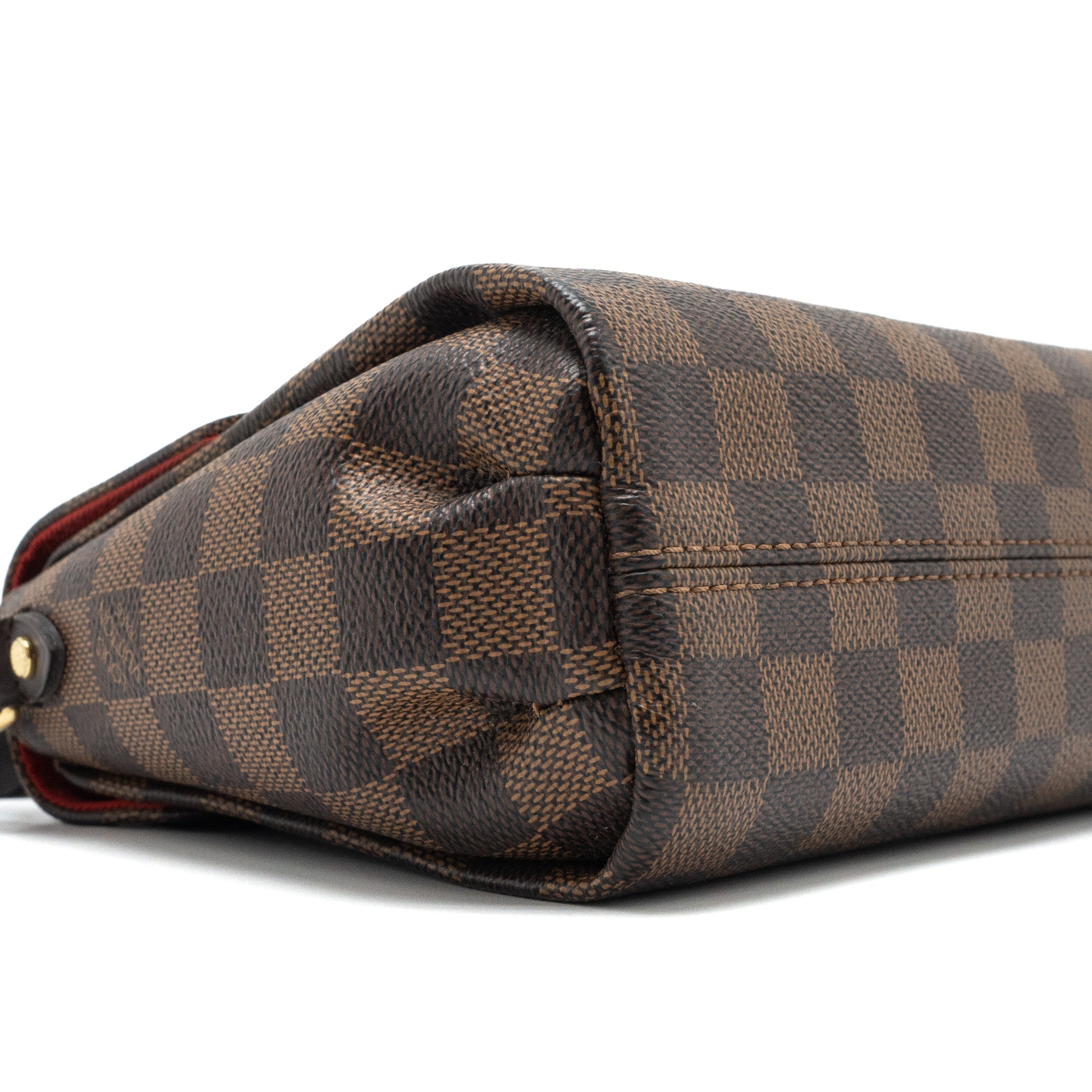 LOUIS VUITTON CROISETTE DAMIER EBENE CANVAS GHW