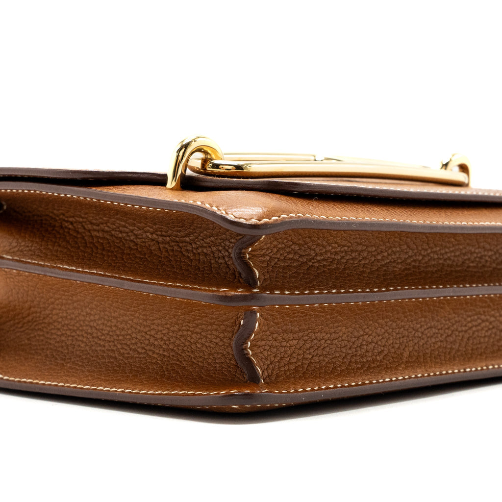 HERMES MINI ROULIS BARENIA FAUBOURG 34 FAUVE LGHW