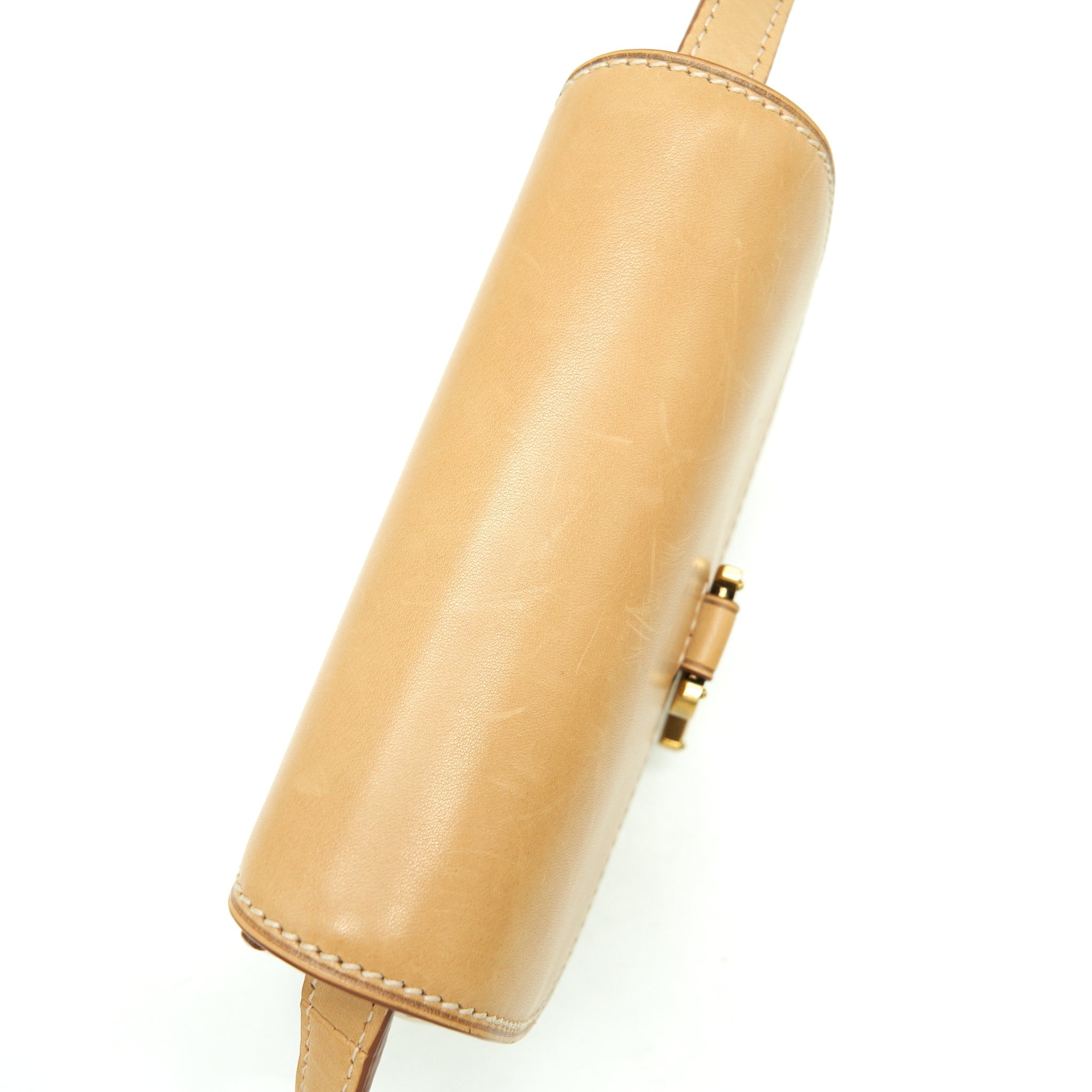 SAINT LAURENT/YSL VINTAGE KAIA BAG CALFSKIN TAN GHW
