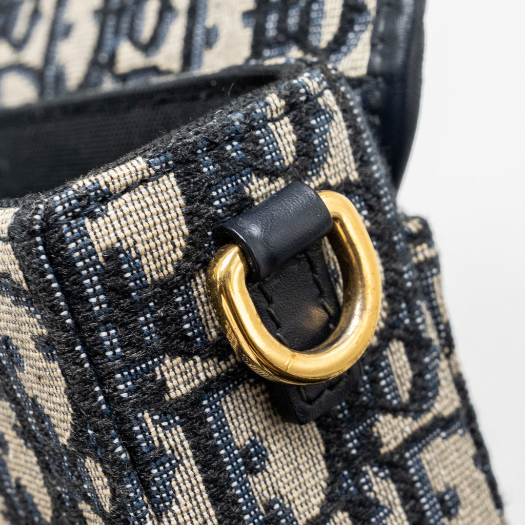 DIOR 30 MONTAIGNE BOX BLUE OBLIQUE JACQUARD GHW