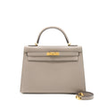 HERMES KELLY 32 EPSOM M8 GRIS ASPHALT GHW