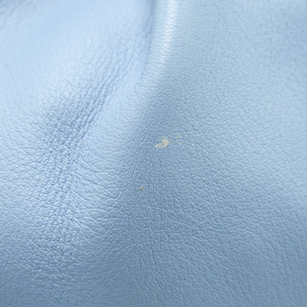 BOTTEGA VENETA MINI POUCH ICE BLUE