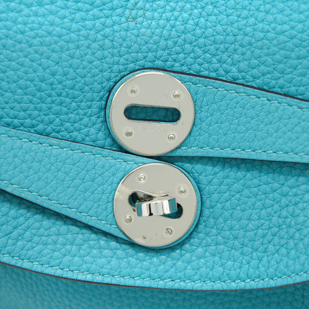 HERMES LINDY 30 CLEMENCE 3P BLUE ATOLL SHW