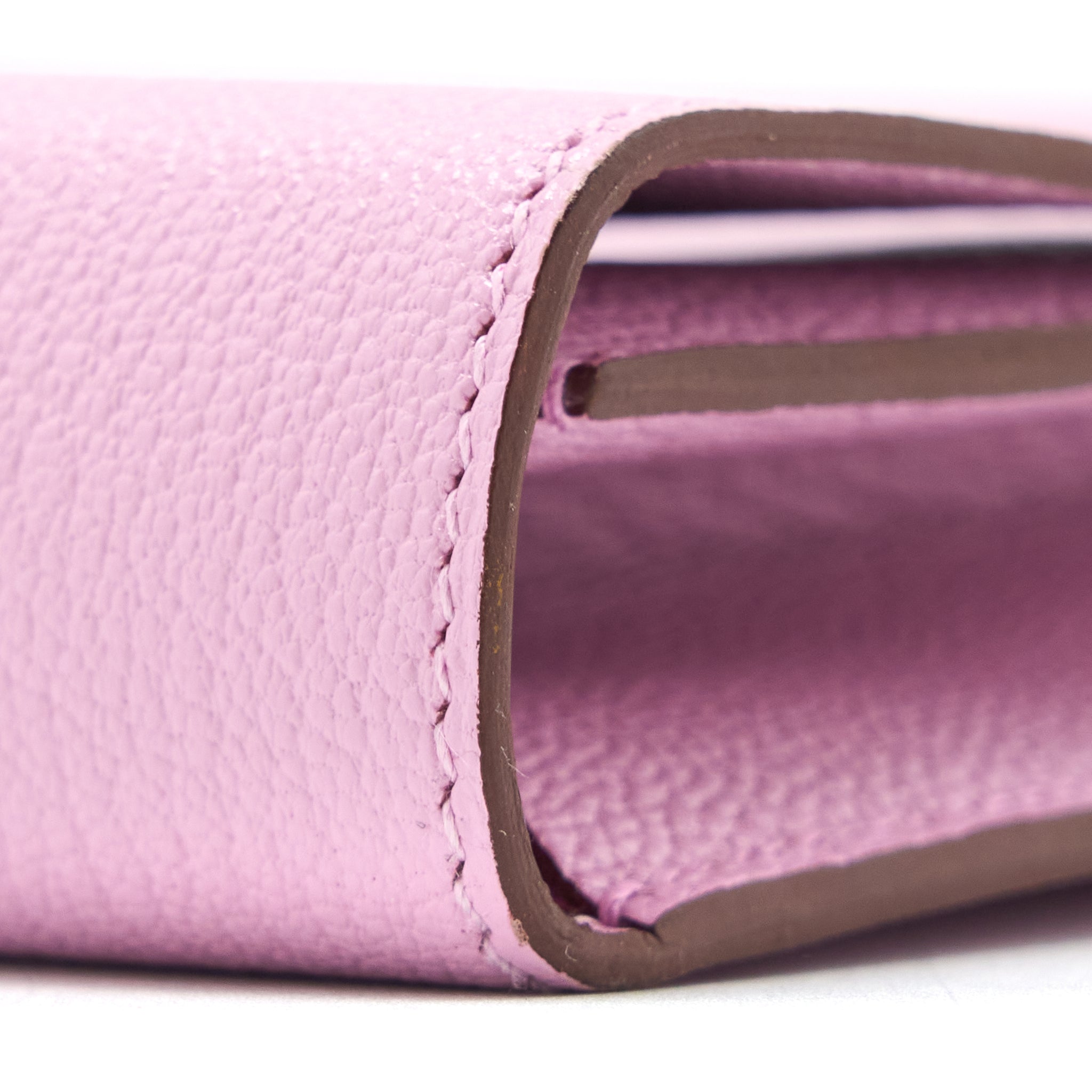 HERMES CLIC 16 WALLET MYSORE X9 MAUVE SYLVESTRE SHW
