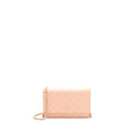 CHANEL CLASSIC WALLET ON CHAIN LAMBSKIN LIGHT PINK LGHW