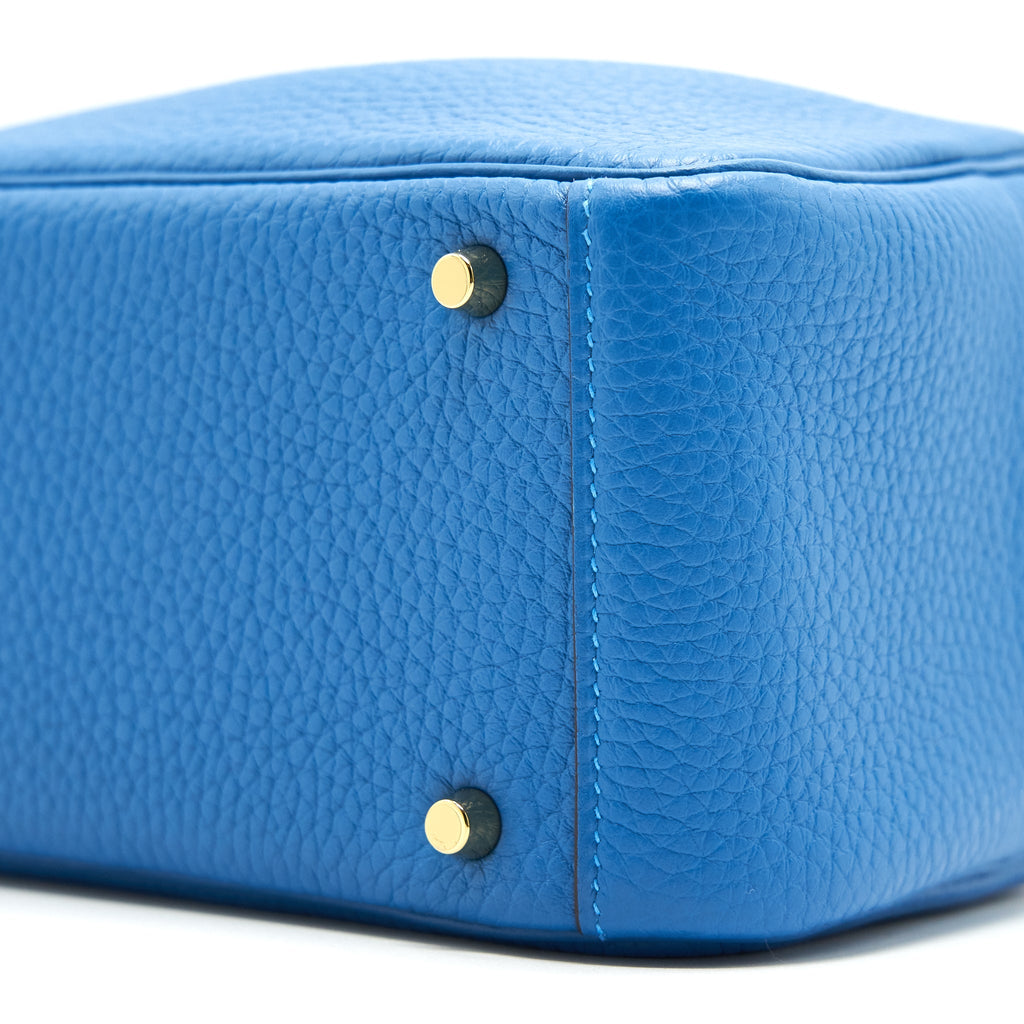 HERMES MINI LINDY 7Q MYKONOS GHW