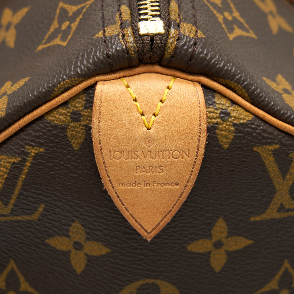 LOUIS VUITTON SPEEDY 30 MONOGRAM CANVAS GHW