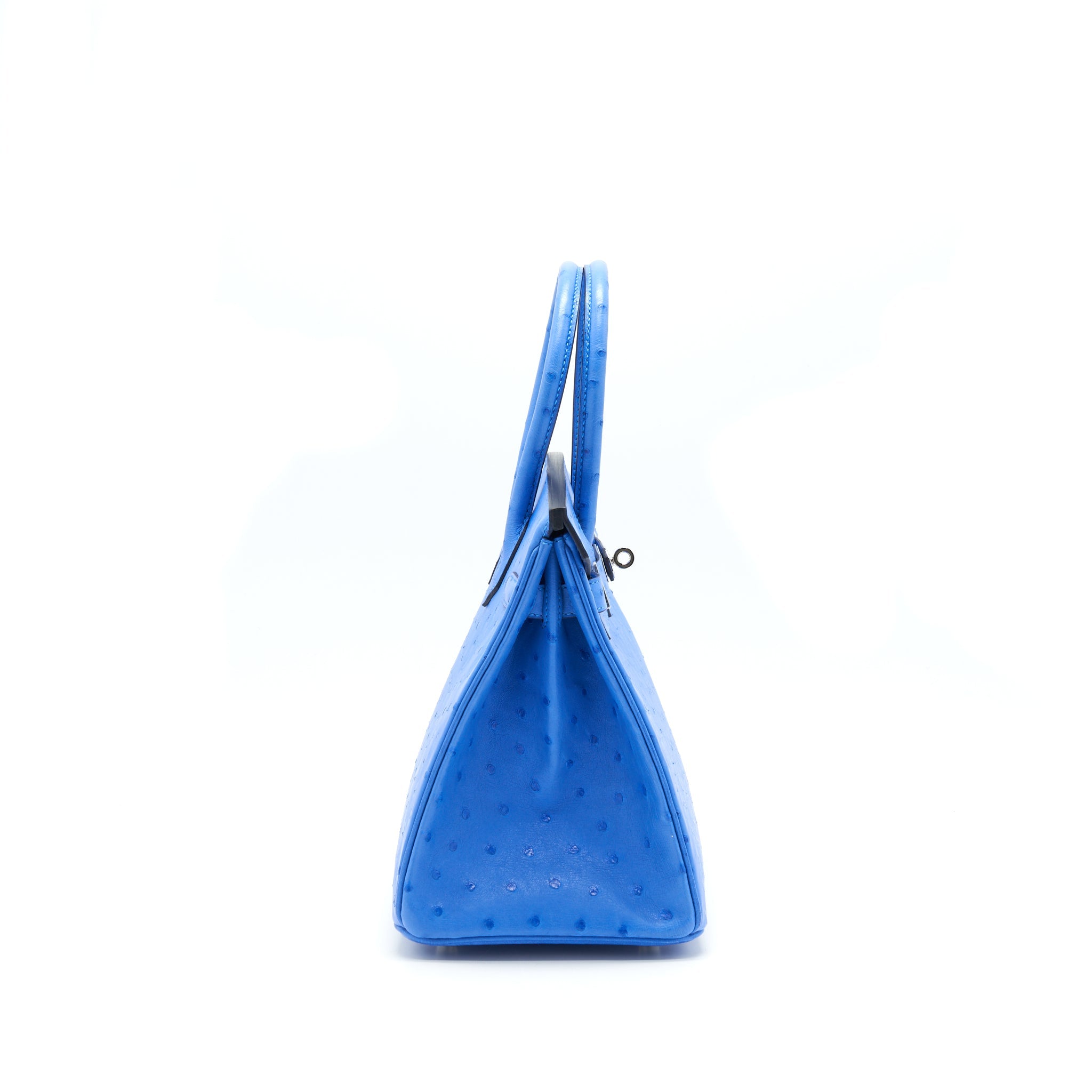 HERMES BIRKIN 30 OSTRICH 07 BLEUET SHW