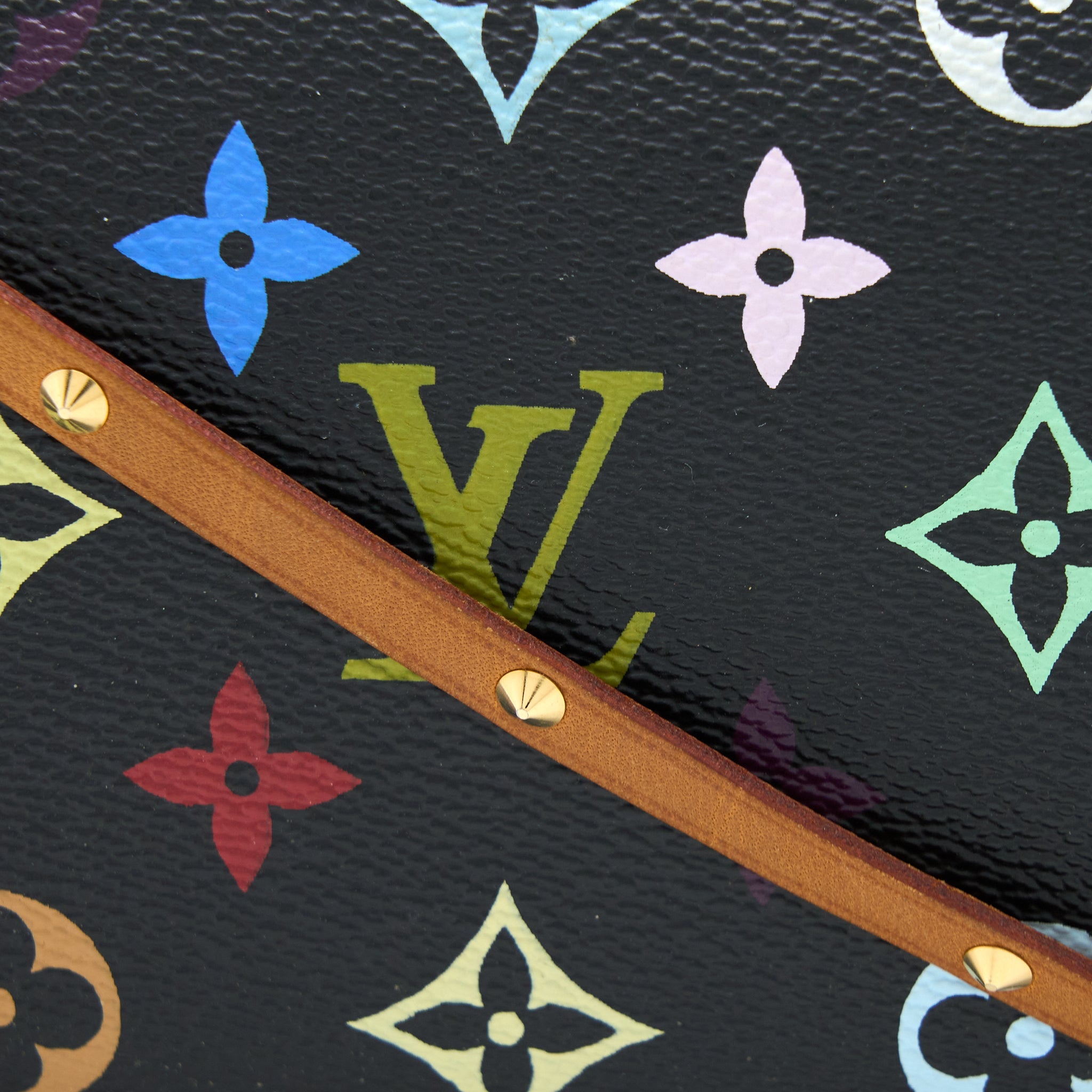 LOUIS VUITTON POCHETTE ACCESSORIES MONOGRAM CANVAS MULTICOLOUR GHW