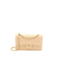 CHANEL MEDIUM CLASSIC DOUBLE FLAP BAG CAVIAR BEIGE GHW