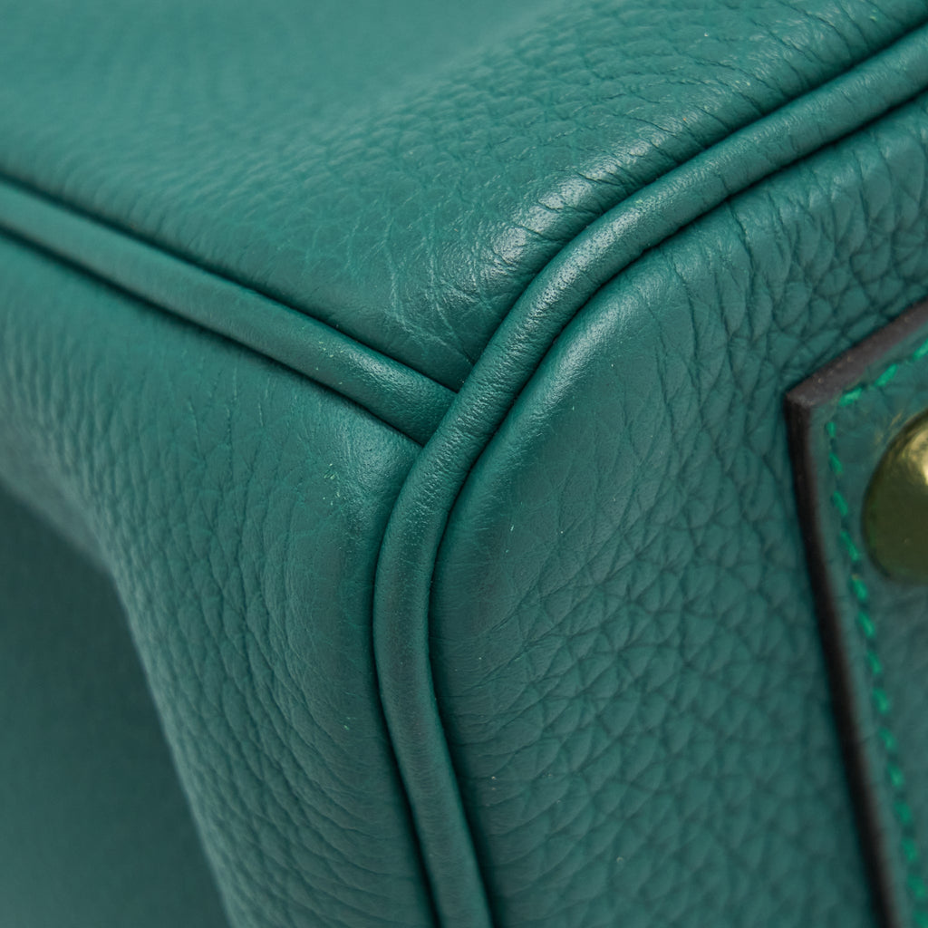 HERMES BIRKIN 30 TOGO Z6 MALACHITE GHW