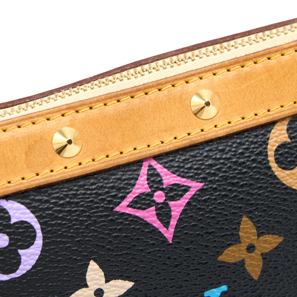 LOUIS VUITTON POCHETTE ACCESSORIES MONOGRAM CANVAS MULTICOLOUR GHW
