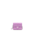 CHANEL CLUTCH ON CHAIN LAMBSKIN PURPLE SHW