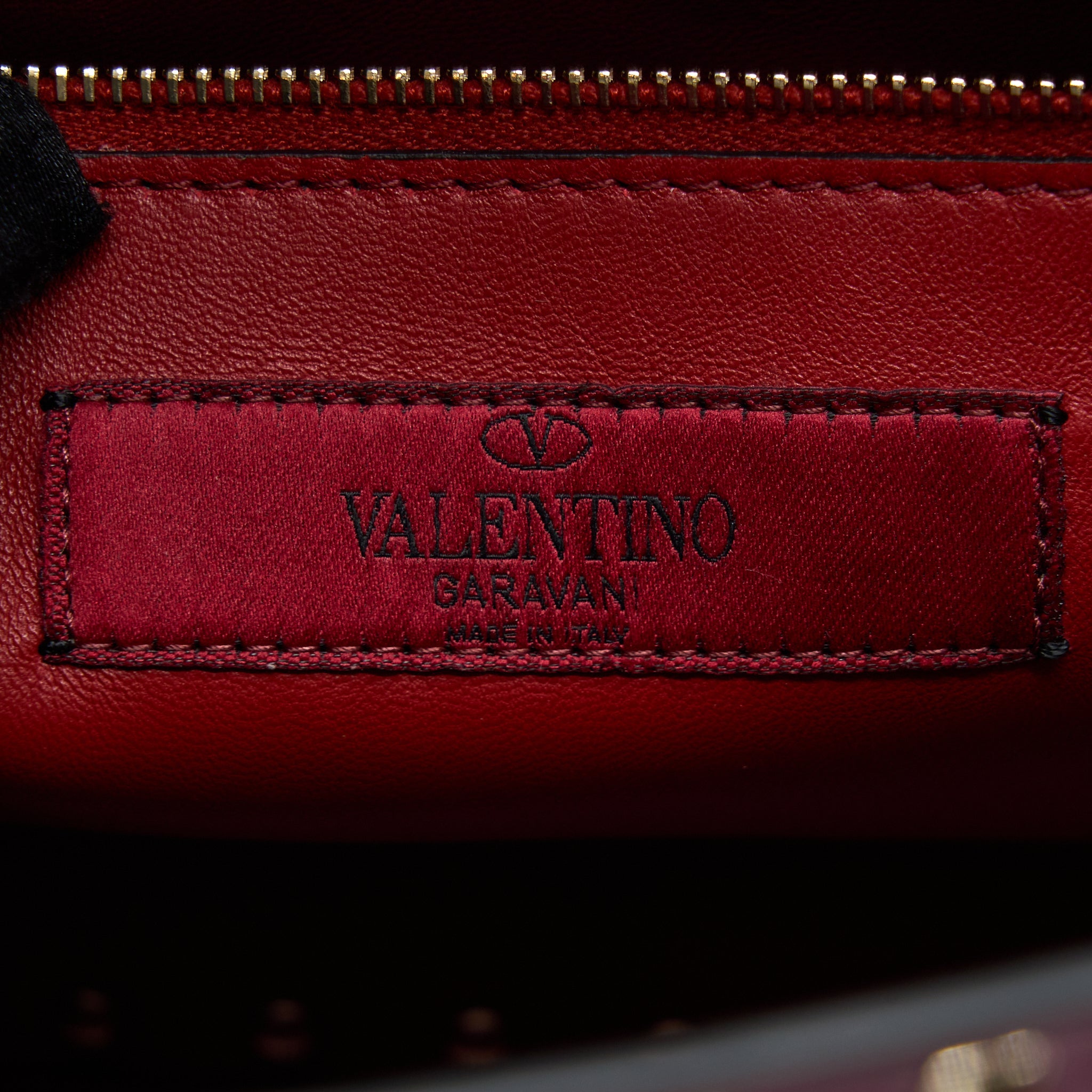 VALENTINO ROCKSTUD SPIKE BAG NAPA PINK GHW