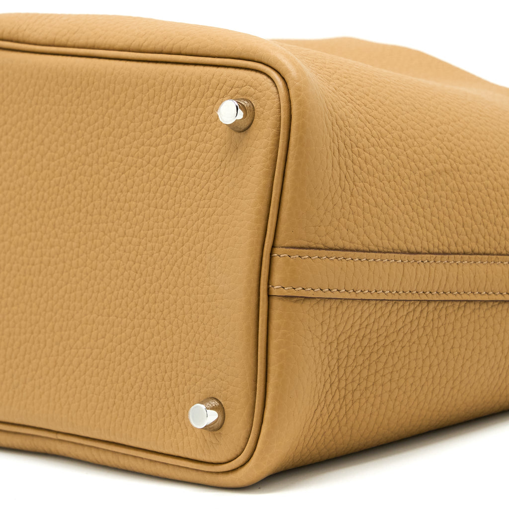 HERMES PICOTIN 18 LOCK BAG CLEMENCE BISCUIT SHW